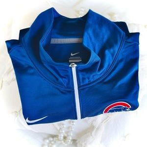 NIKE | M | Women’s Cubs Navy Blue White Full Zip Lightweight Zip Up Jacket